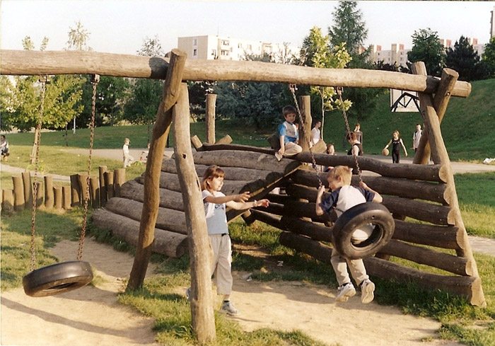 Drevené detské ihrisko, Nitra