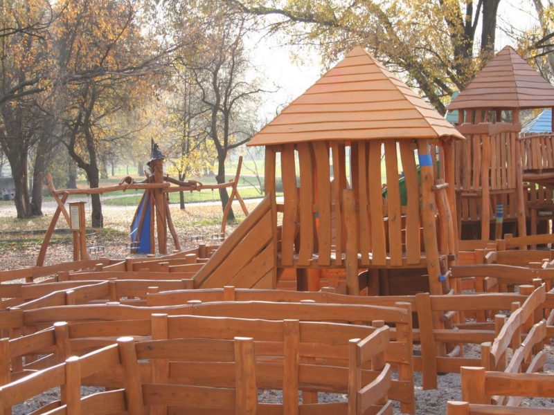 Drevené detské ihrisko Kúzelník, Nové Zámky