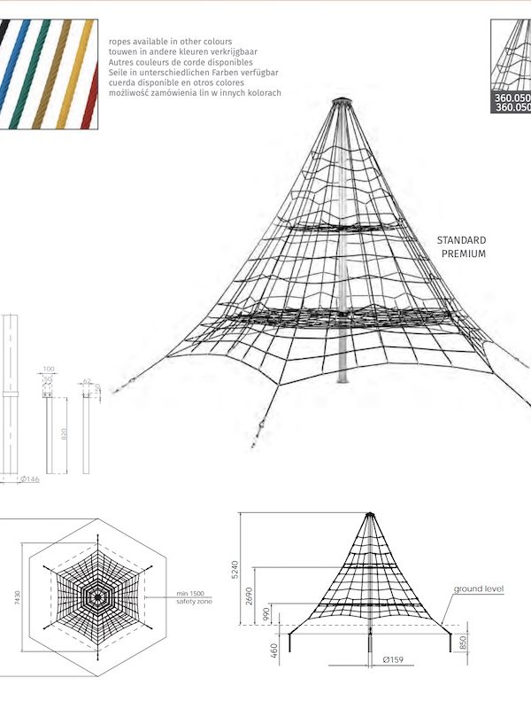 Lanová pyramída KBT011E
